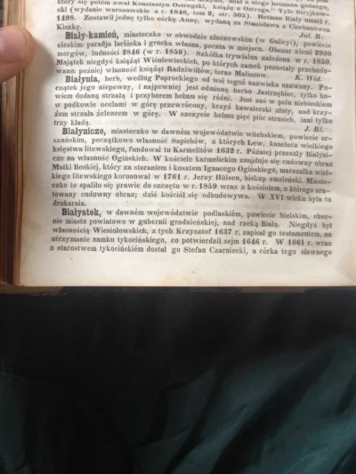 e.....r - Kolega podesłał mi zdjęcia encyklopedii powszechnej z 1860r. dotyczącej Bia...
