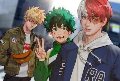 bakayarou - #randomanimeshit #bokunoheroacademia #shoutotodoroki #katsukibakugou #izu...