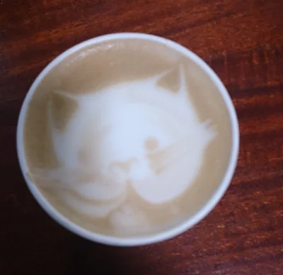 philipfry - @toxa: Rano myślałem, że to ja dostałem kawę z ładnym latte art-em ( ͡° ʖ...