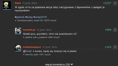 rzep - Po pierwsze - ze śmierci Adamowicza też sobie żartowano, nawet tu na wykopie i...