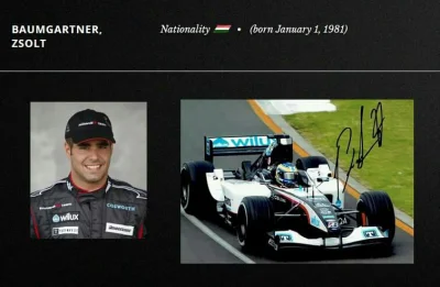 F1kruku - Dziś Zsolt Baumgartner #F1 #autograf #F1collection #formula1