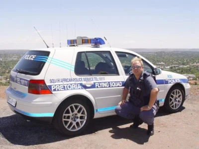 johanlaidoner - Policjant w Republiki Południowej Afryki, zdjęcie sprzed kilkunastu l...