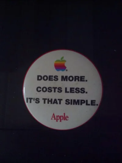 c.....a - Jak stare to musi być, że kiedyś było prawdziwe :D

#heheszki #apple #bek...