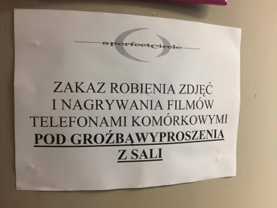 zerosum - @olrajt: wszędzie takie karteczki wisiały i jeszcze przed samym koncertem z...