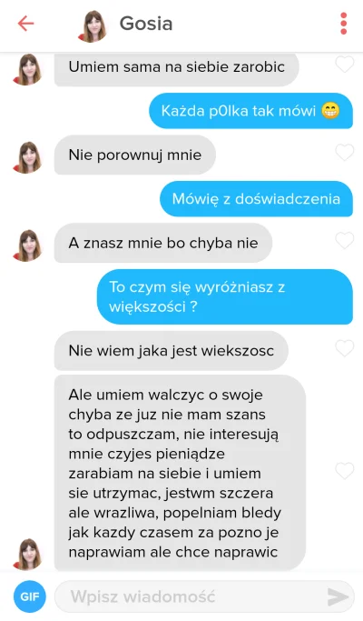 szczur_wodny - O co jej chodzi ? xD
#p0lka #tinder #logikarozowychpaskow