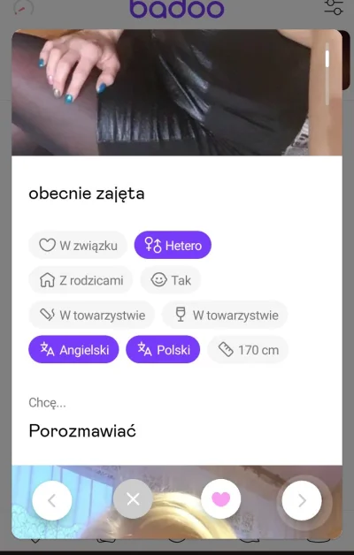 PierwszyPuchacz - Obecnie zajęta xD ale zostawię sobie #badoo bo może trafi się #chad...