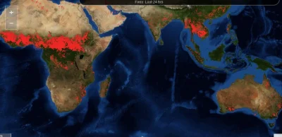 Pieskor - Nie ma korelacji między miejscem występowania pożarów, a "Tragedy World Map...