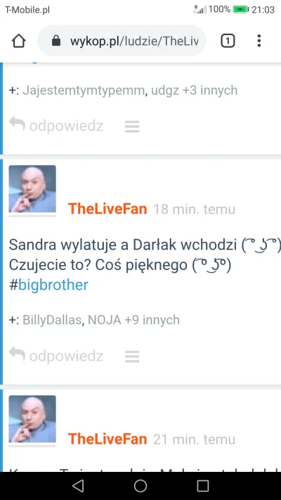 TheLiveFan - Wielki powrót?! #!$%@? jak tylko żartowałem!! 
#bigbrother