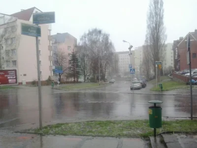 CreativePL - Super pogoda na bycie listonoszem....grad z deszcem #szczecin # urzedass...