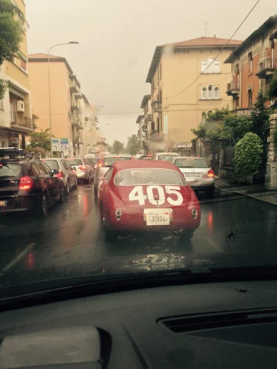 kowzan - Mille Miglia właśnie się kończy. Nie wiem, czy chciałbym przepychać się prze...
