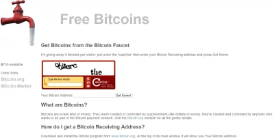 bitcoholic - Gavin Andresen tworzy Bitcoin Faucet w którym każdy gość otrzymuje 5 BTC...