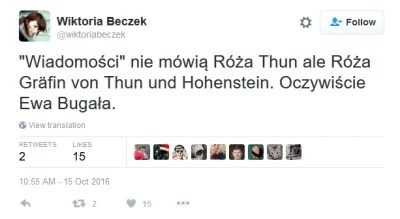 Joz - O jednej rzeczy z materiału pani Bugały nie wspomniałem, ale rzuciła mi się w u...