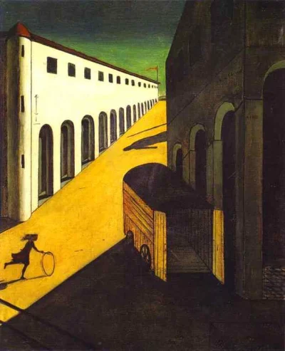 Catit - "Melancholia i tajemnica ulicy"- Giorgio de Chirico.

Giorgio de Chirco- tw...