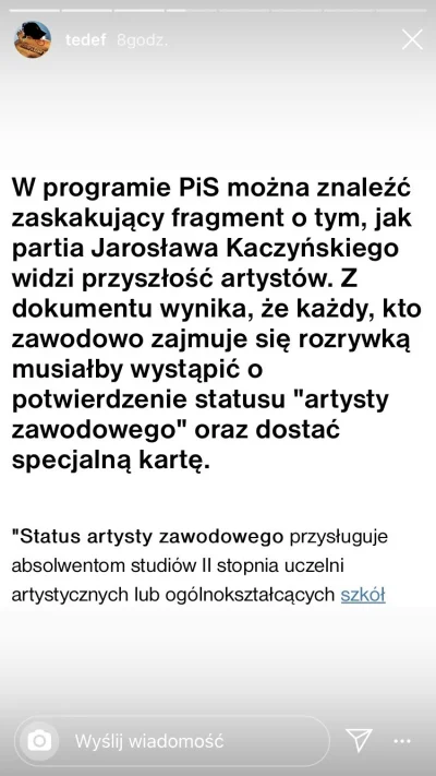 MangoZjem - Takie info przeczytalam na #instagram #tede
Jesli to prawda to quo vadis ...