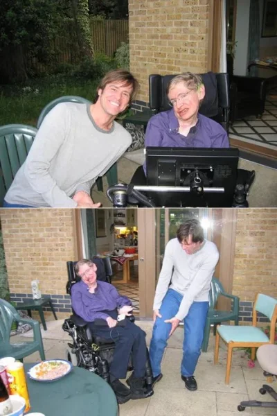 s.....a - Jim Carrey i Stephen Hawking




#hawking #heheszki