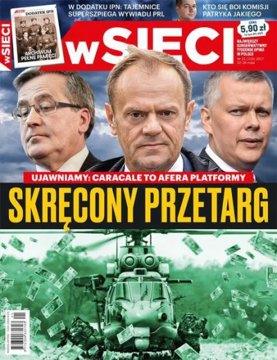 adam2a - Tak wygląda najnowsza okładka wSieci. Zamieszczam jako zajawkę tego co tam b...