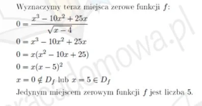 T.....i - Wyznaczanie miejsc zerowych.
Wytłumaczy mi ktoś jak tam się zrobiło x(x-5)...