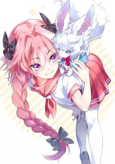 Smuffiasty - #randomanimeshit #astolfo #fou #fate #fateapocrypha #crossdressing #zako...