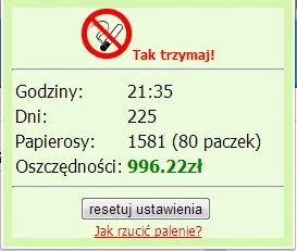 Rade0n - #40latbezpapierosa



Paliłem 7 lat, mieszkam z dwoma osobami palącymi, ale ...