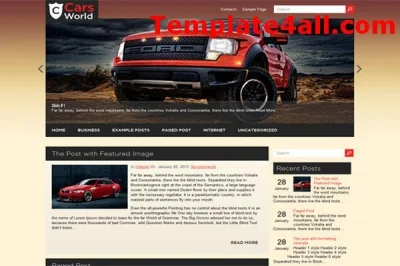 pameladesign - Nice Magazine Cars Blog Wordpress Theme Design #design #wordpress #mag...