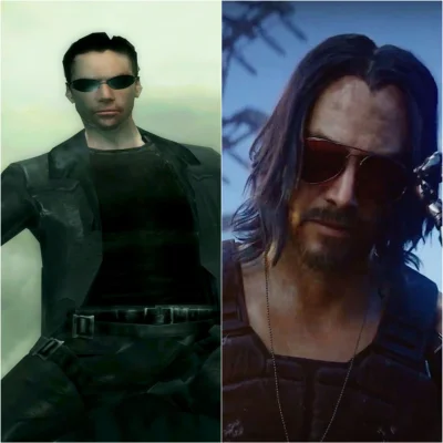 WuDwaKa - 14 lat różnicy w grafice pomiędzy Matrixem a Cyberpunkiem 2077 aby Keanu Re...