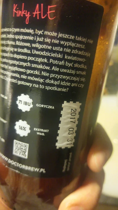 ziobro2 - Wczoraj kupiłem sobie piwo doktor brew . Po otwarciu wylało się pół piwa ja...