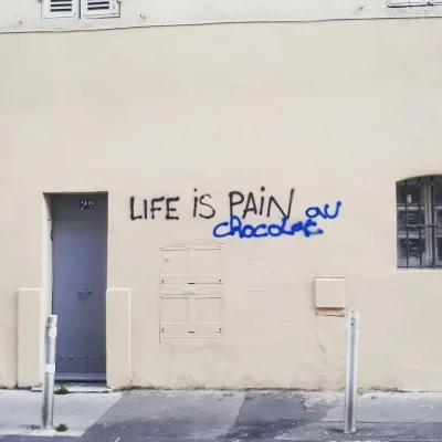 Zazdroscisz - Czasem pain, czasem pain au chocolat

#graffiti