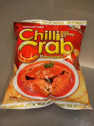 kotbehemoth - Jedliście kiedyś chipsy o smaku kraba w sosie chilli? :)

#jedzenie #je...