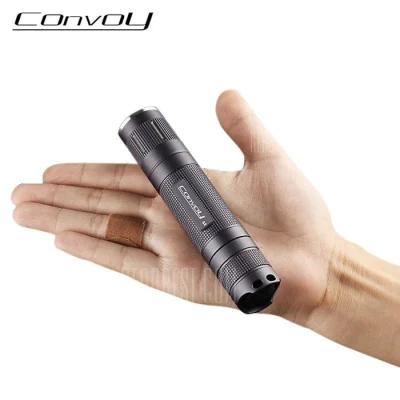 n_____S - Convoy S3 XM-L2 U2 1A Titanium Grey Flashlight
Cena $8.99 z kuponem GB618S...