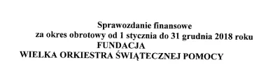 M....._ - >Nie zmienia to faktu ze rozliczenie jest tylko z finalu a wosp przeciez dz...