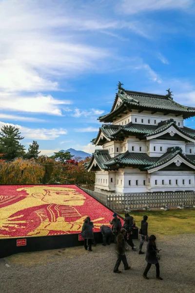 tomosano - Zamek Hirosaki w Aomori 
#japonia #zamki