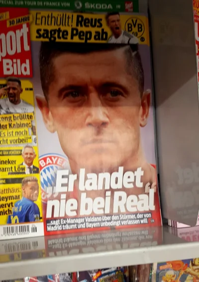 s.....a - Okładka nowego numeru Bild Sport 
SPOILER

#ciekawostkizniemiec

#lewandows...