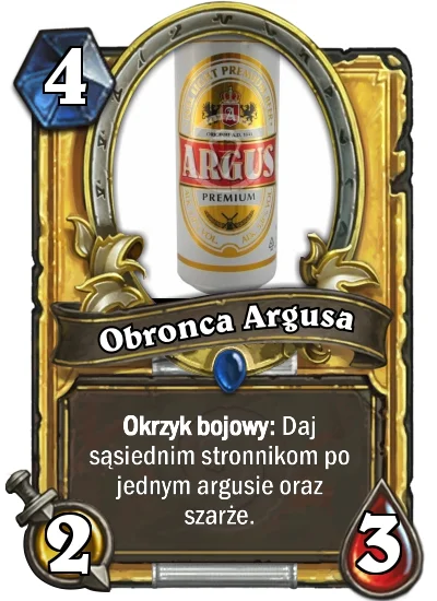 sztilq - #hearthstone #heheszki #pijzwykopem

Moja tarcza za argus!