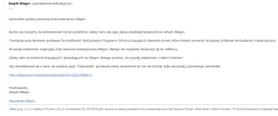 c.....s - Potwierdzam, wysłałem do sprzedawcy mail ze słowem "poza allegro" i mało te...