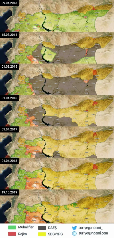 K.....e - Mocno spóźnione ale niech będzie.

Północna Syria z perspektywy 6 lat.

...