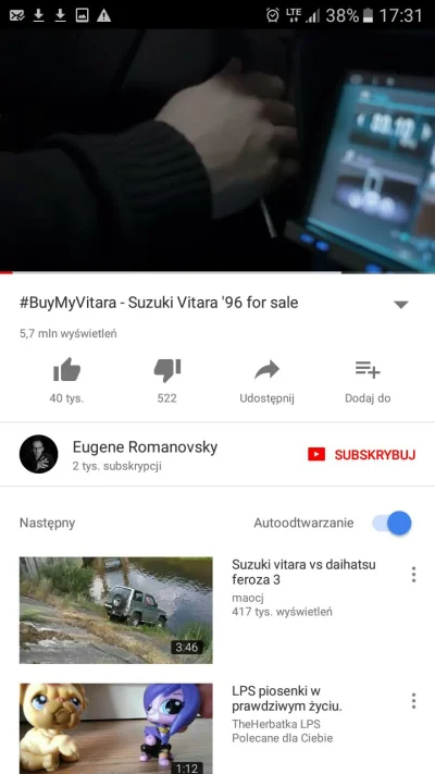 S.....i - @Szloch bardzo proszę, nie mam linka bo aplikacja yt nie ma opcji ale masz ...