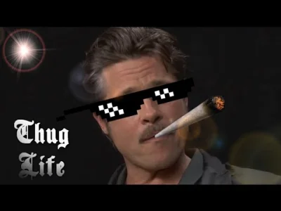 sajmek - Ktoś jeszcze uważa, że Brad Pitt to słaby aktor?

#heheszki #thuglife #bradp...