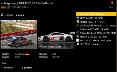 ACLeague - Na testowym serwerze GT3 pojawił się tor Bathurst.

pobierz tor - http:/...