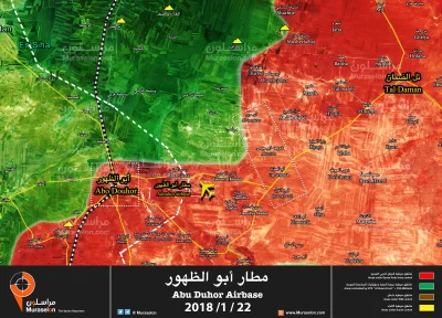 Zuben - Sytuacja w Idlib/Aleppo po zdobyciu Abu Duhur. Zostaje jeszcze zabezpieczyć l...