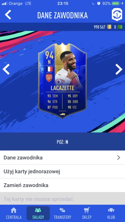 r0101 - SBC ( ͡° ͜ʖ ͡°) głównie za niewymienne z klubu
#fut