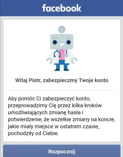 P3tro - > Co to? Bo dziwnych manewrów wymaga jak zmiana hasła. Mam obawy czy to #face...