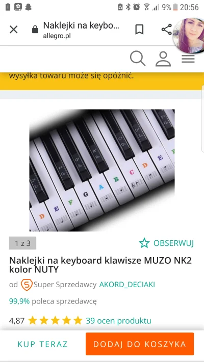 Gufi1315 - Mireczki, moja dziewczyna kupiła taki keyboard Yamaha ypt 255 i dodatkowo ...