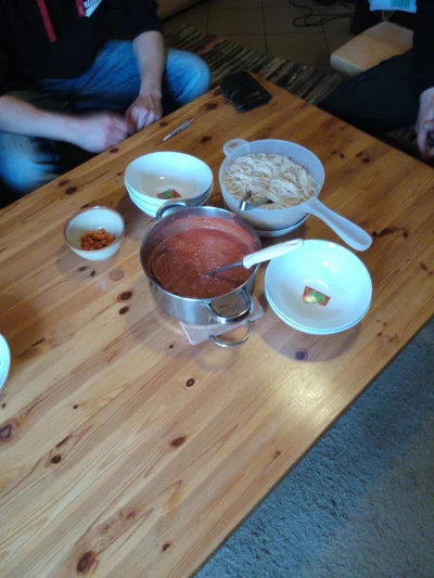 Brydzo - Spaghetti zrobiłem ekipie. 

#gotujzwykopem #sylwester2014