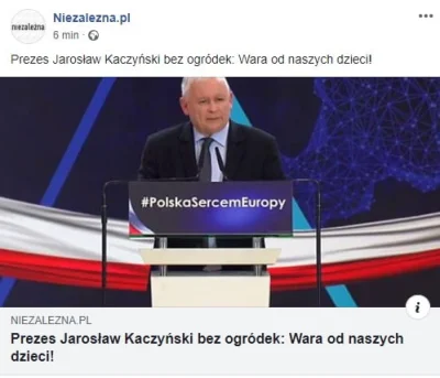 saakaszi - Pierwszy reproduktor RP, Jarosław Kaczyński:
 Wara od naszych dzieci!
Nie...