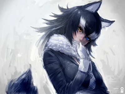 Kamil85R - #randomanimeshit #anime #kemonofriends #greywolf #kemonomimi