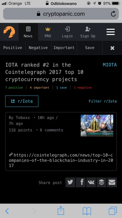 kaszanek - Gdyby ktoś miał wątpliwości co do trzymania IOTY long term #iota #kryptowa...