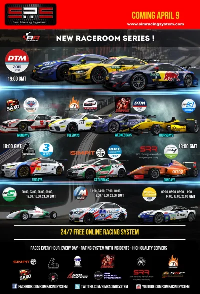 LKRISS - SimRacingSystem zaprasza na nowy 2 sezon w RaceRoom Racing Experience, który...