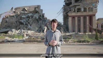 2.....r - Amaq wypuściło nowy film z Johnem Cantlie, opowiada o nalotach na Mosul. 

...