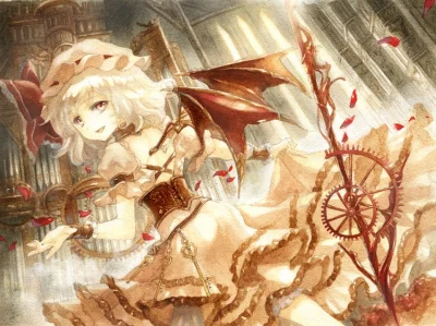 FlaszGordon - #randomanimeshit #art [ #touhou #remiliascarlet ] #redeyesalert 
Na do...