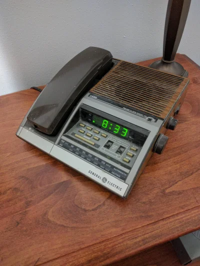 robertstark - Radio-telefo-budzik z 1991 r. #elektronika #ciekawostki #gadzety
